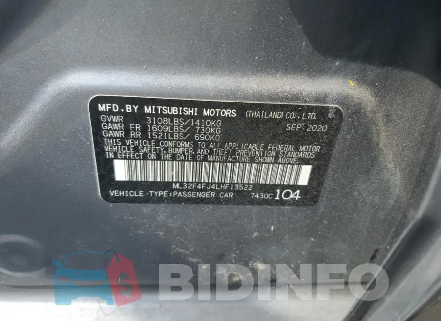 ML32F4FJ4LHF13522 Photo# 12