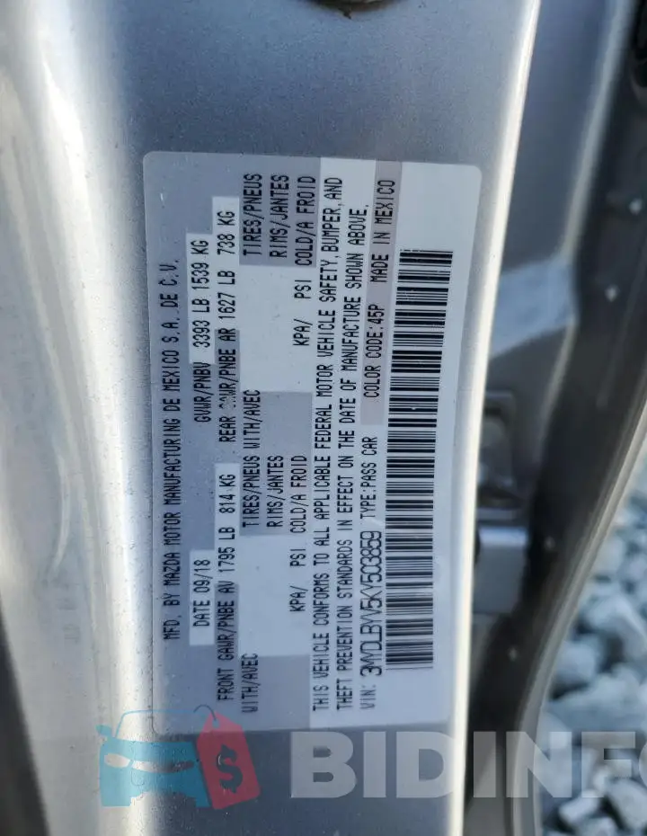 3MYDLBYV5KY503859 Photo# 12