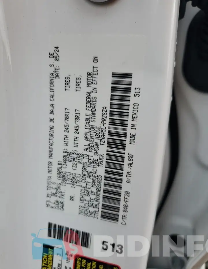 3TMLB5JNXRM026825 Photo# 12