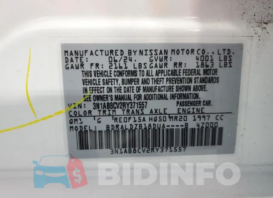 3N1AB8CV2RY371557 Photo# 12