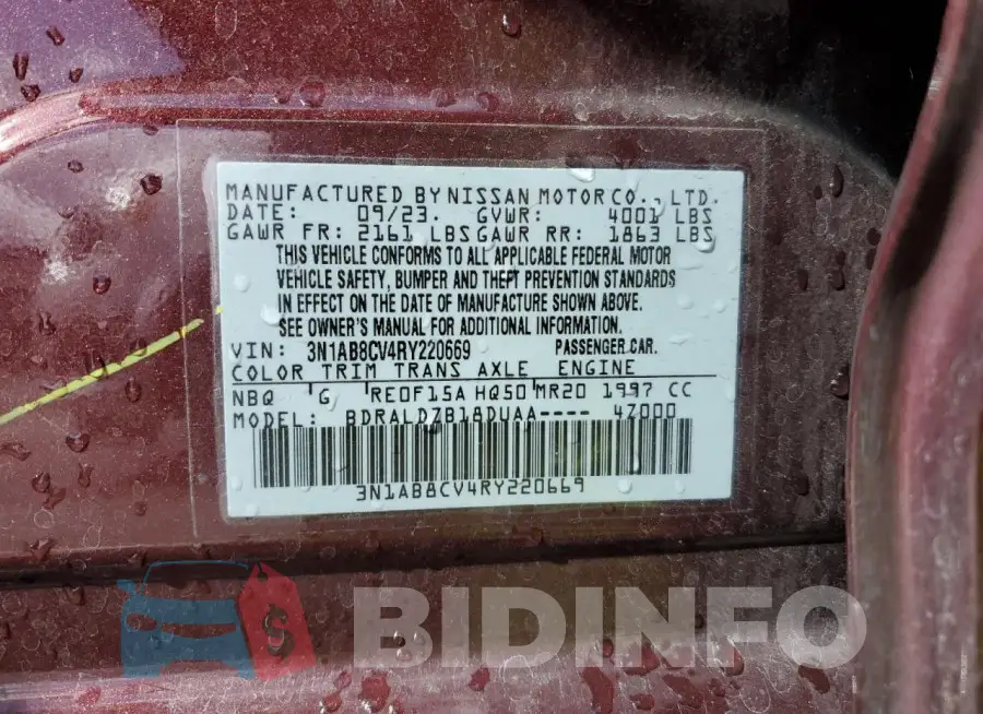 3N1AB8CV4RY220669 Photo# 12