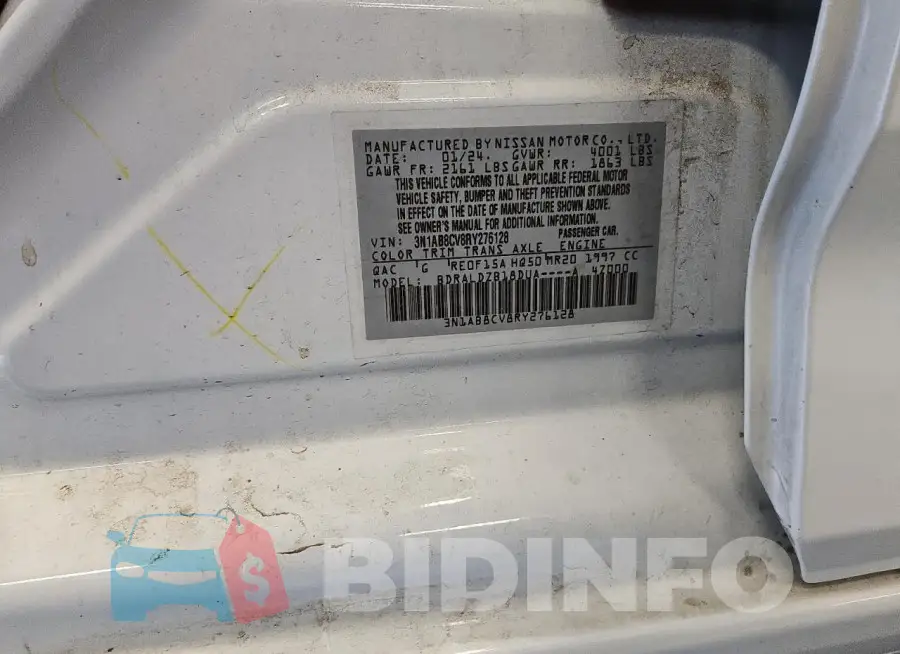 3N1AB8CV8RY276128 Photo# 12