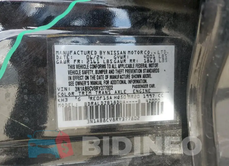 3N1AB8CV8RY377802 Photo# 13
