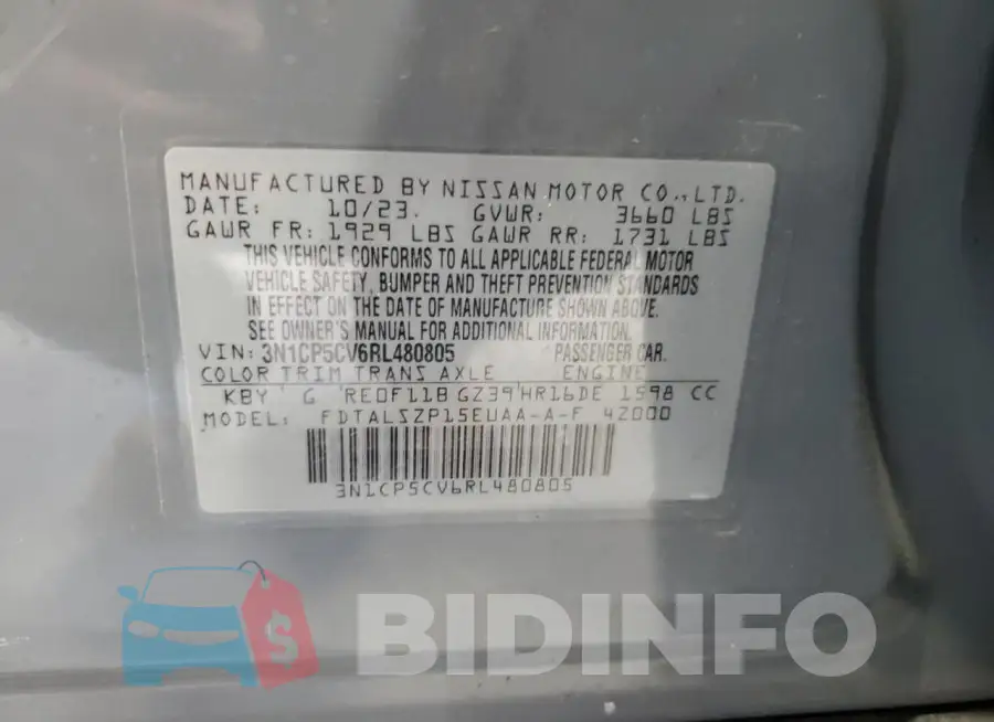 3N1CP5CV6RL480805 Photo# 12