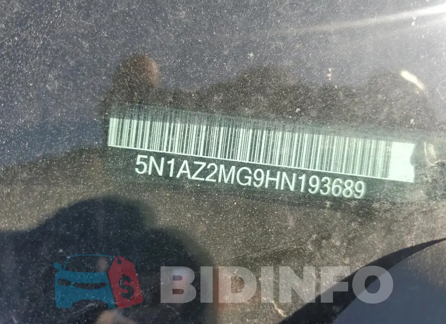 5N1AZ2MG9HN193689 Photo# 13