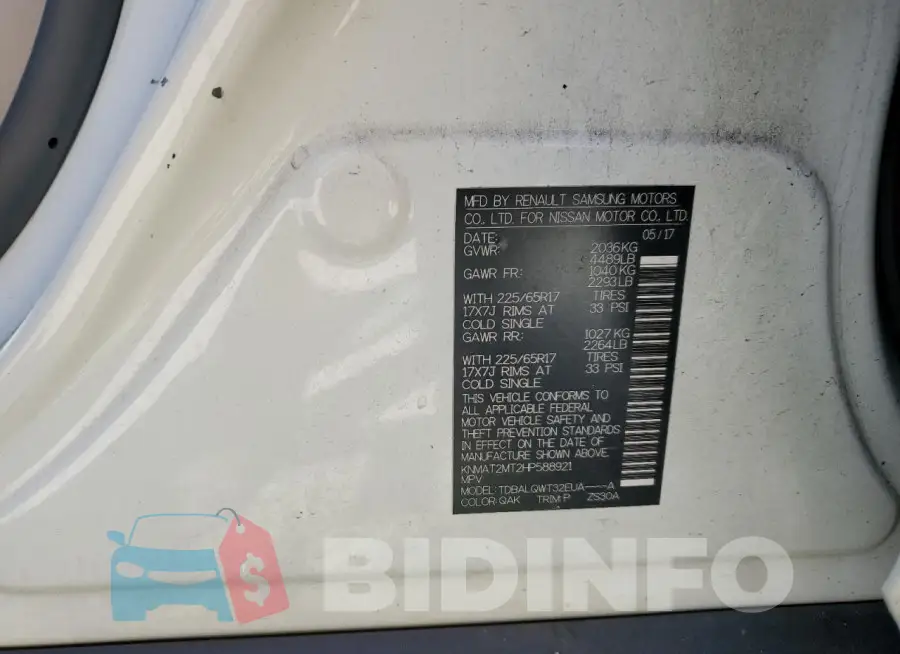 KNMAT2MT2HP588921 Photo# 14