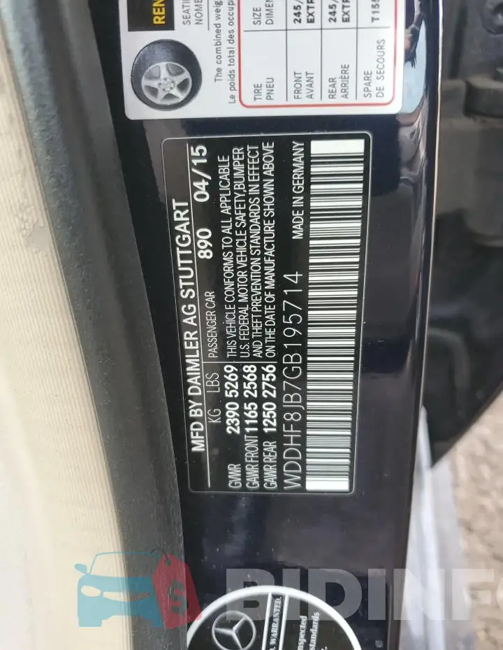 WDDHF8JB7GB195714 Photo# 12