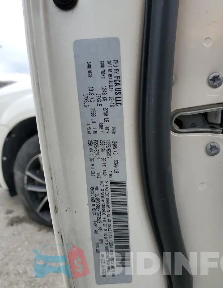 3C4PDCAB8HT573523 Photo# 13