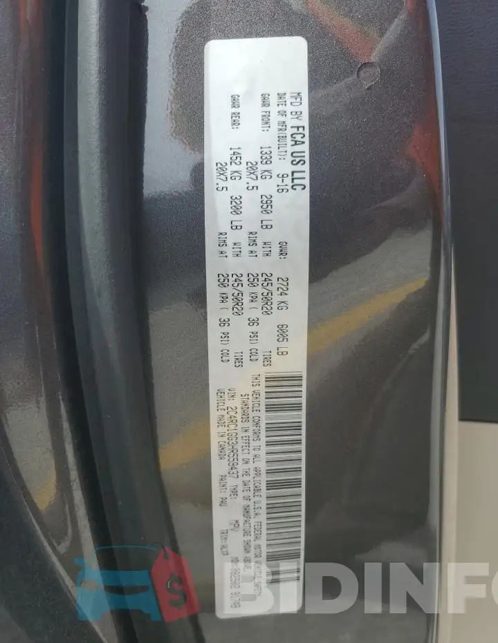 2C4RC1GG3HR559437 Photo# 13