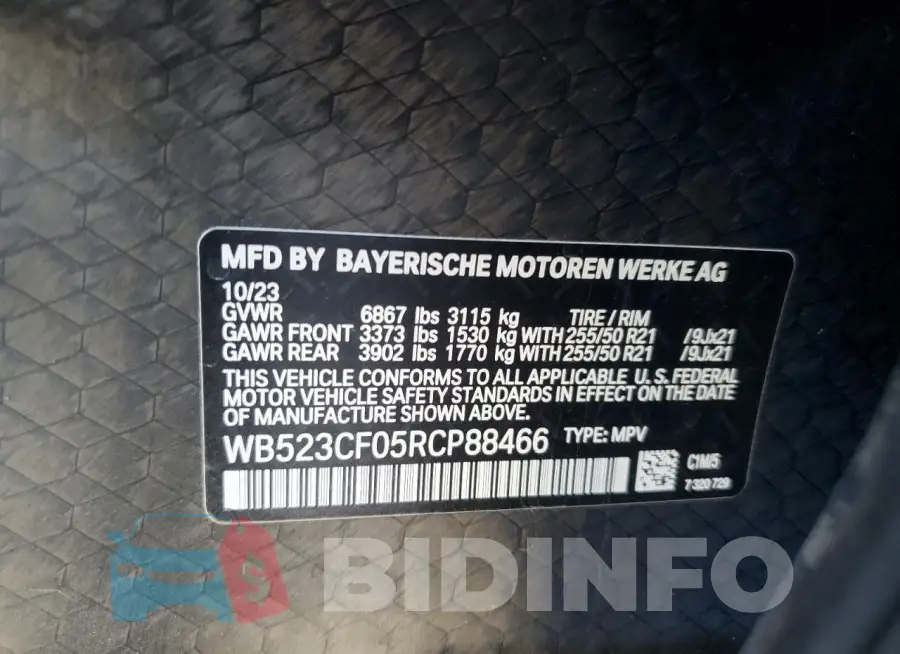 WB523CF05RCP88466 Photo# 13