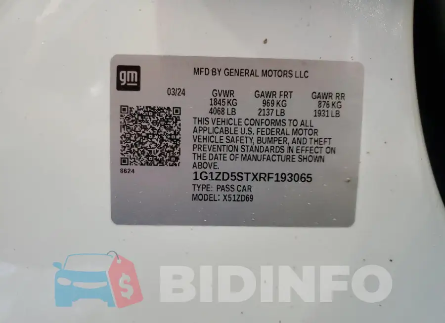 1G1ZD5STXRF193065 Photo# 12