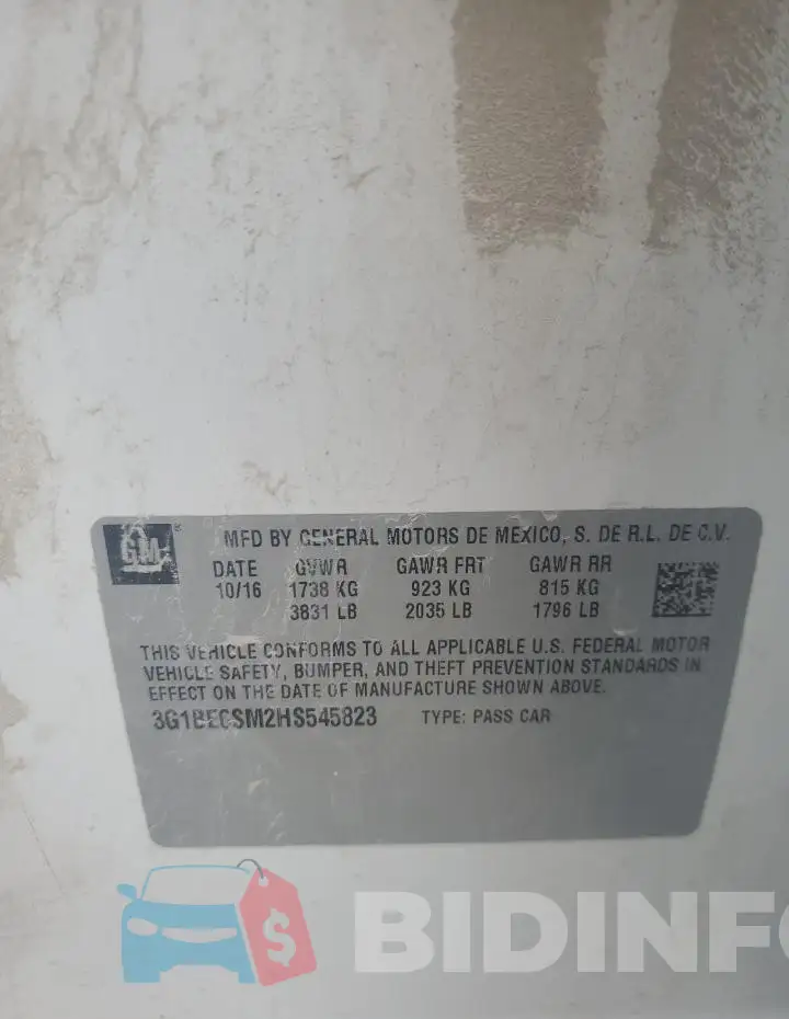 3G1BE6SM2HS545823 Photo# 12