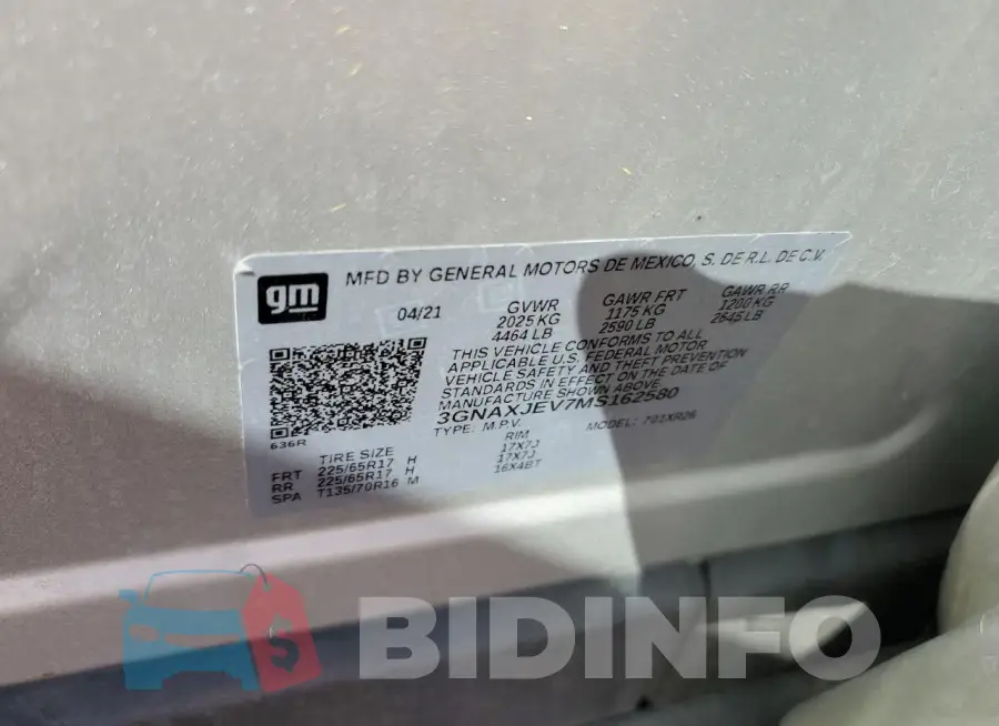 3GNAXJEV7MS162580 Photo# 13