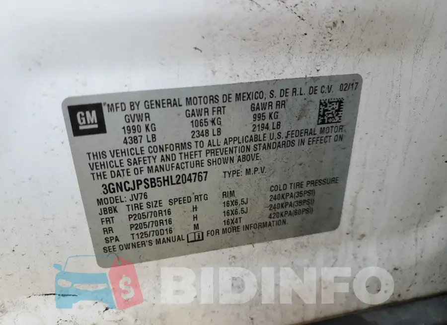 3GNCJPSB5HL204767 Photo# 13
