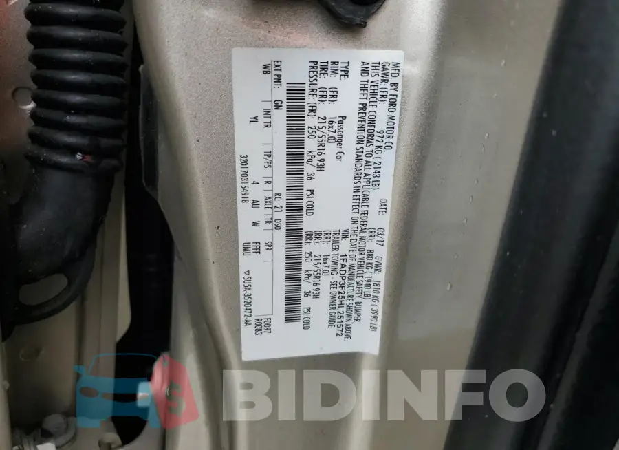 1FADP3F25HL251572 Photo# 12