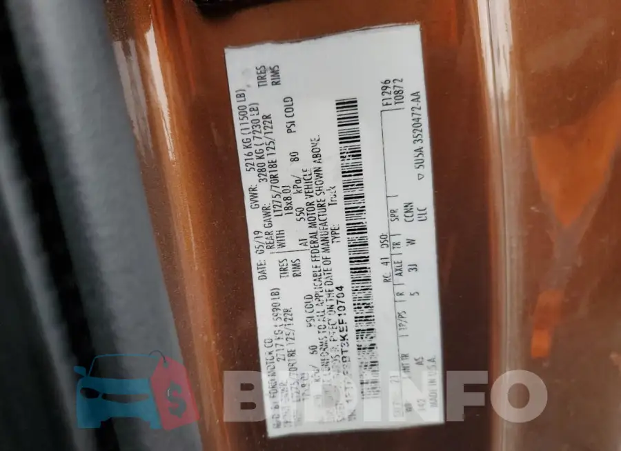 1FTRF3BT3KEF10704 Photo# 12
