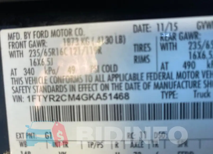 1FTYR2CM4GKA51468 Photo# 10