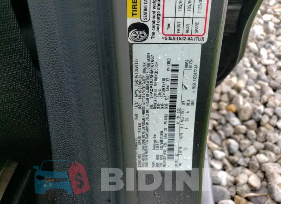 3FADP4EJ5HM167667 Photo# 13