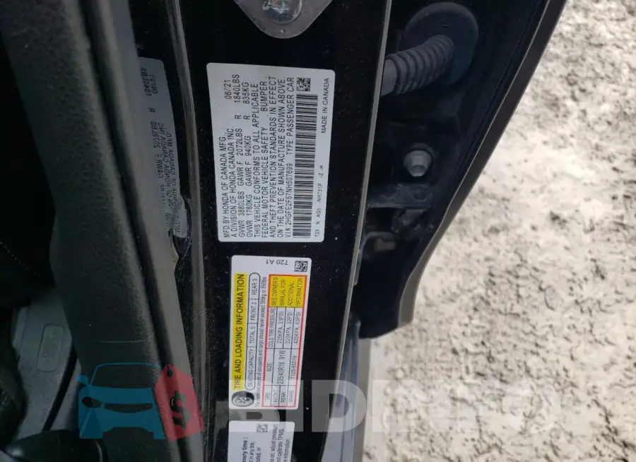 2HGFE2F57NH507699 Photo# 12