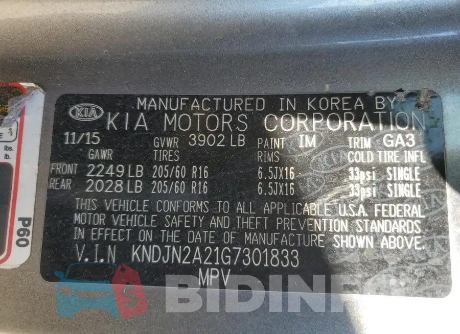 KNDJN2A21G7301833 Photo# 13
