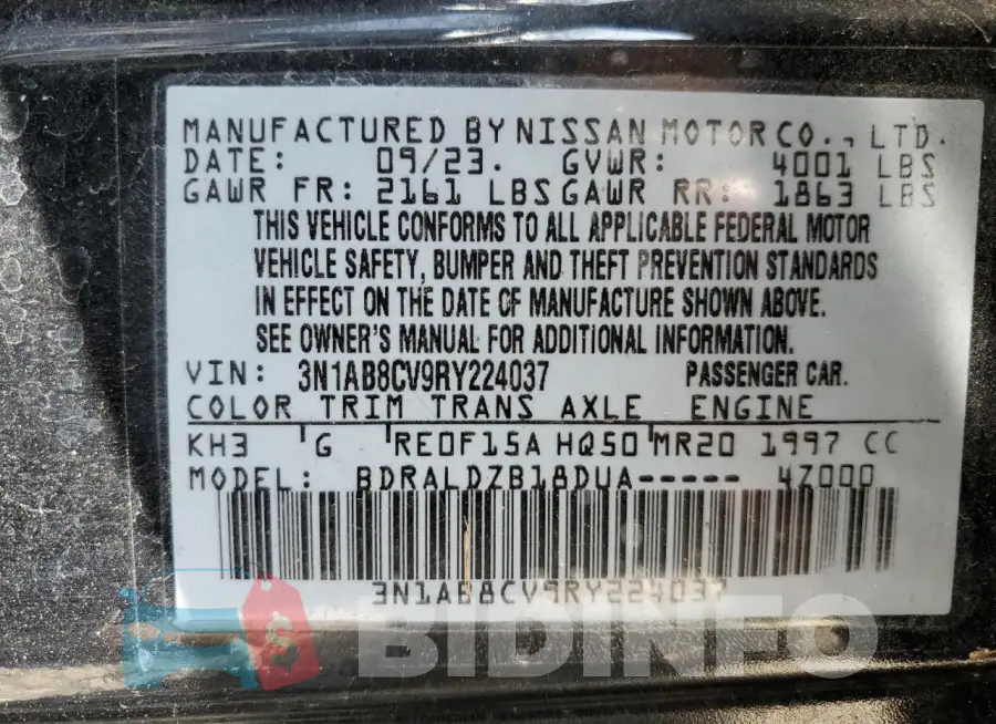 3N1AB8CV9RY224037 Photo# 12