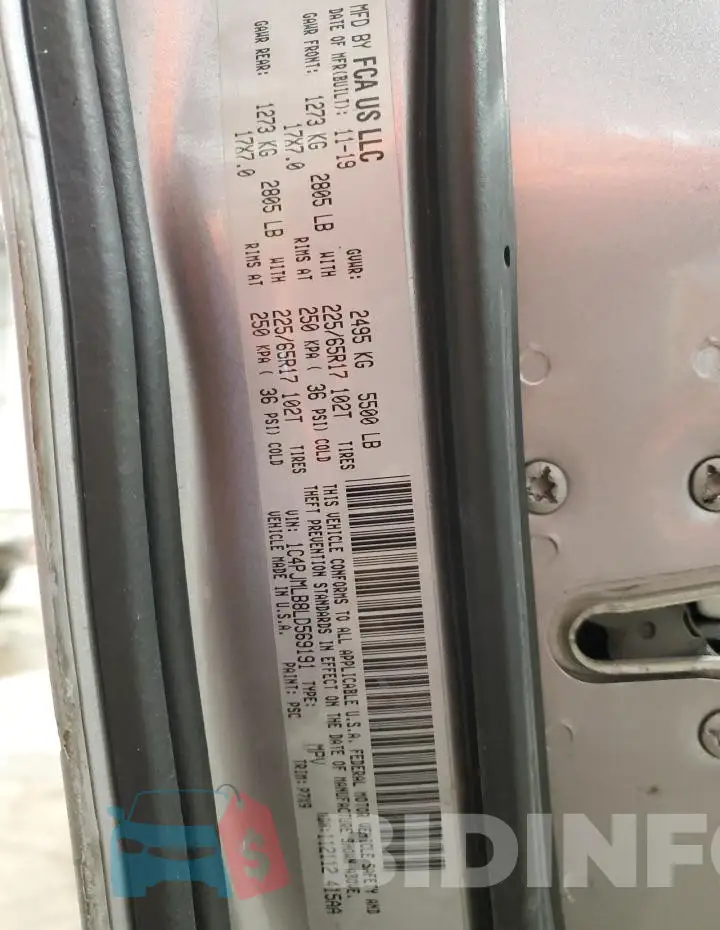 1C4PJMLB8LD569191 Photo# 13