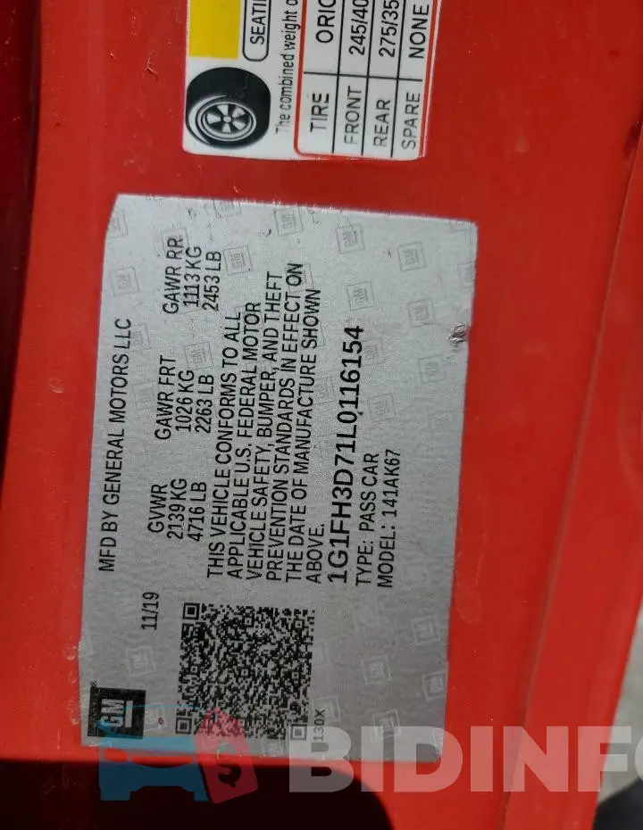 1G1FH3D71L0116154 Photo# 12