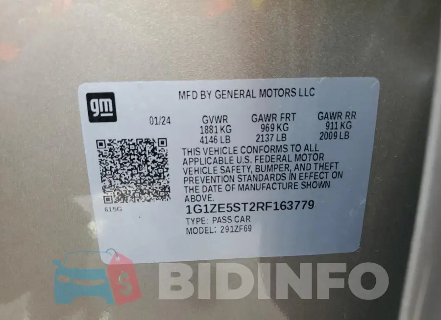 1G1ZE5ST2RF163779 Photo# 12