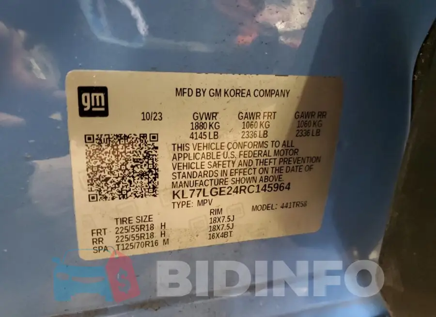 KL77LGE24RC145964 Photo# 14