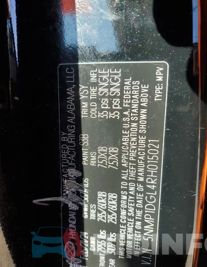 5NMP1DGL4RH015021 Photo# 13