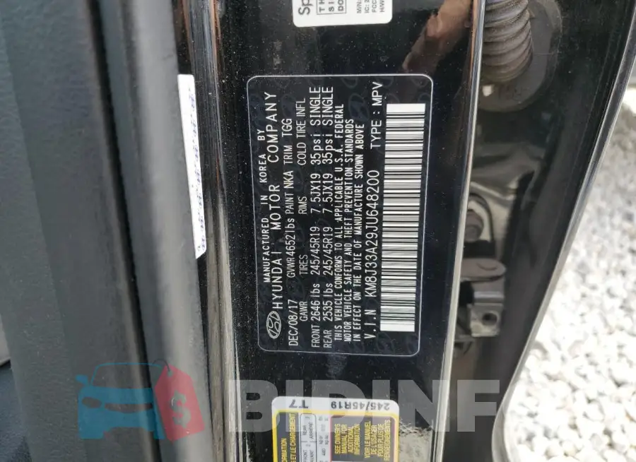 KM8J33A29JU648200 Photo# 12