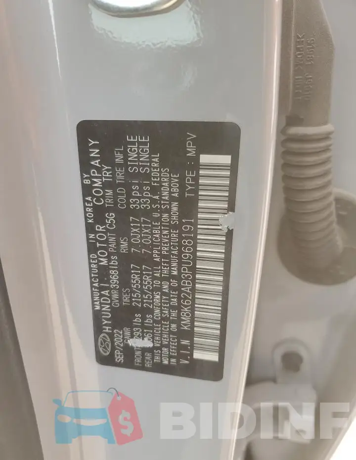 KM8K62AB3PU968191 Photo# 12