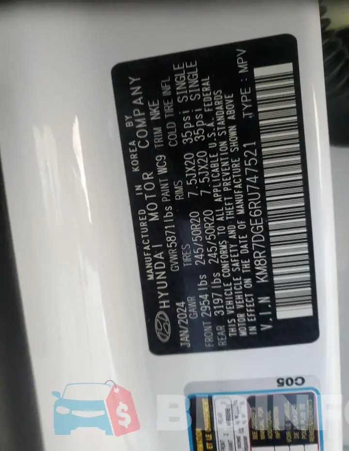 KM8R7DGE6RU747521 Photo# 13