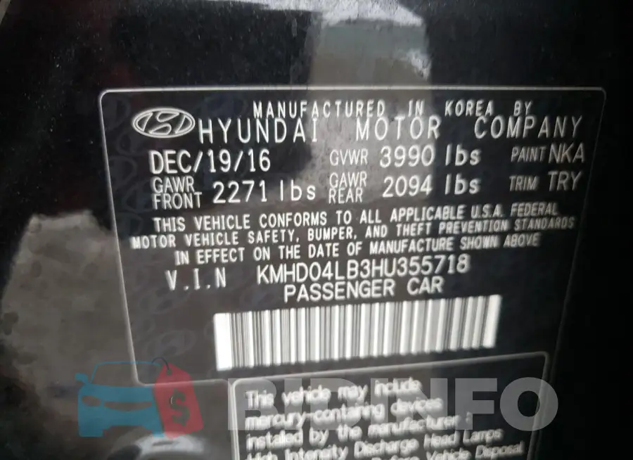 KMHD04LB3HU355718 Photo# 13
