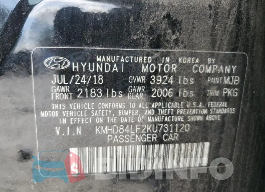 KMHD84LF2KU731120 Photo# 12