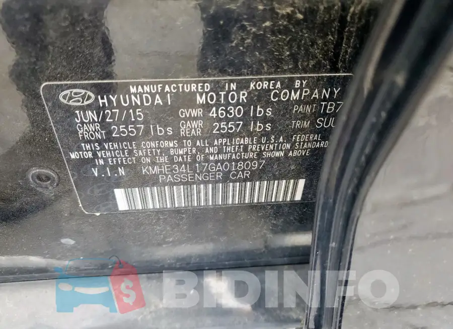 KMHE34L17GA018097 Photo# 12