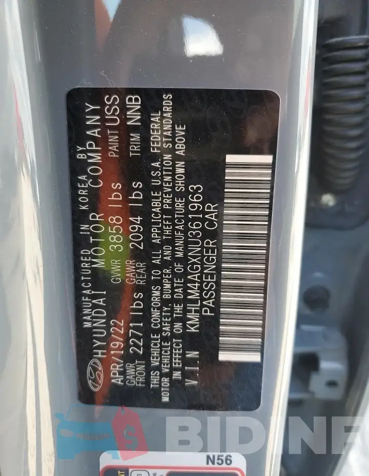 KMHLM4AGXNU361963 Photo# 12