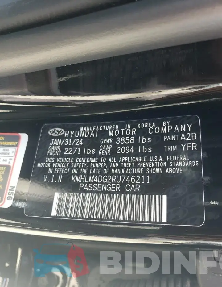 KMHLM4DG2RU746211 Photo# 12