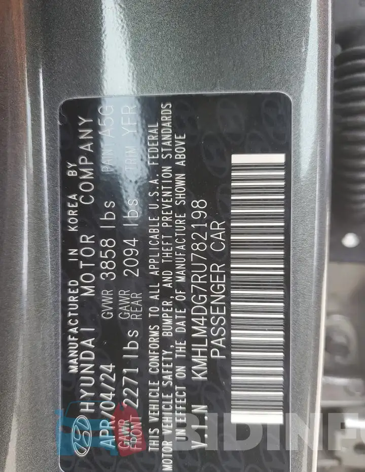 KMHLM4DG7RU782198 Photo# 12