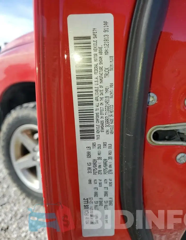 3C6RR7LT1GG214519 Photo# 12