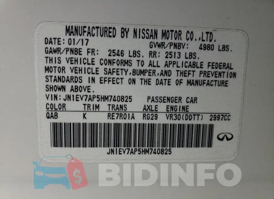 JN1EV7AP5HM740825 Photo# 12
