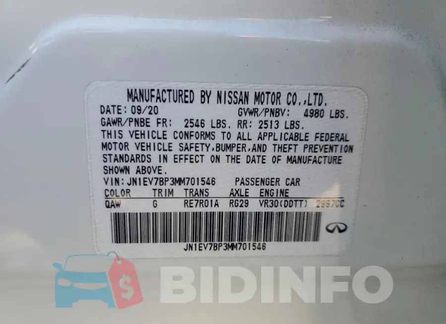 JN1EV7BP3MM701546 Photo# 12