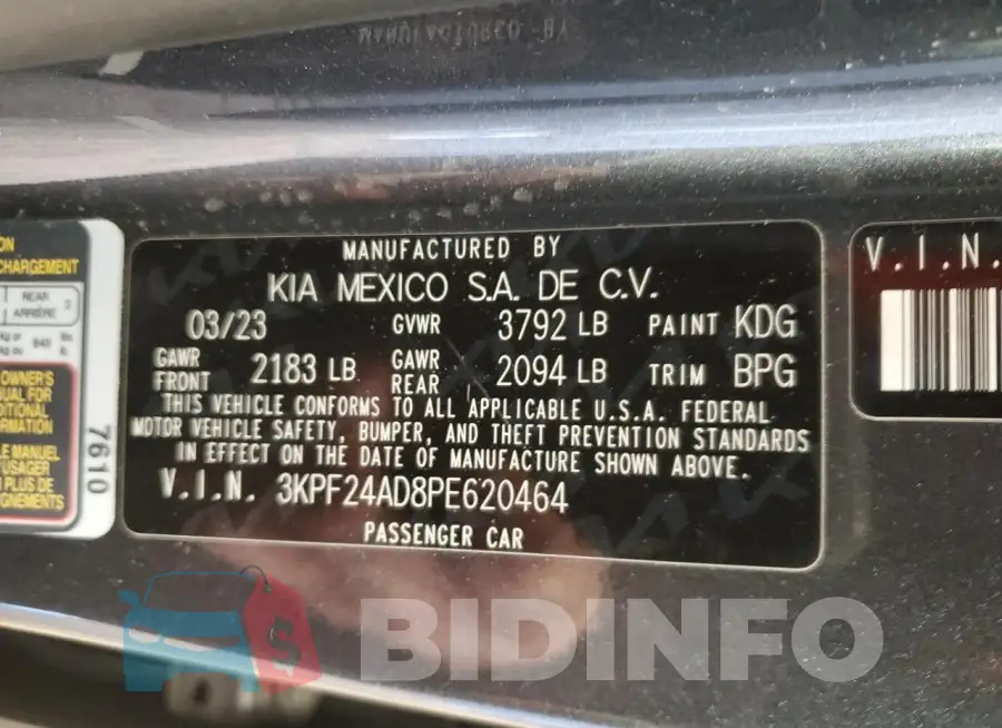 3KPF24AD8PE620464 Photo# 12