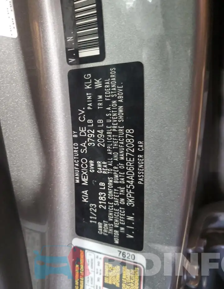 3KPF54AD6RE720878 Photo# 12