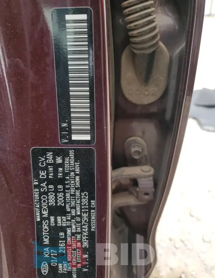3KPFK4A75HE113825 Photo# 13
