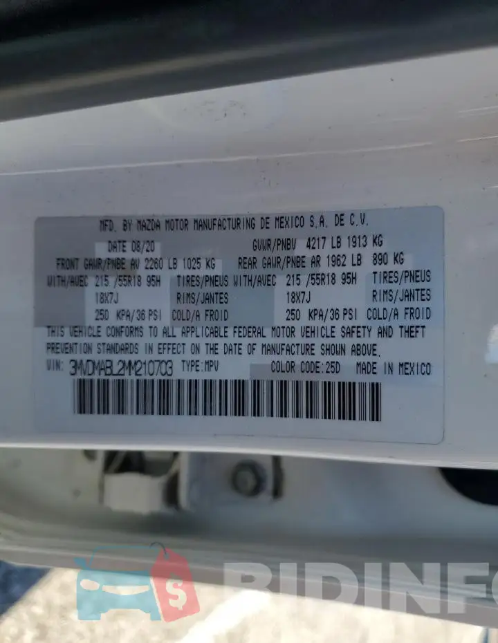 3MVDMABL2MM210703 Photo# 13