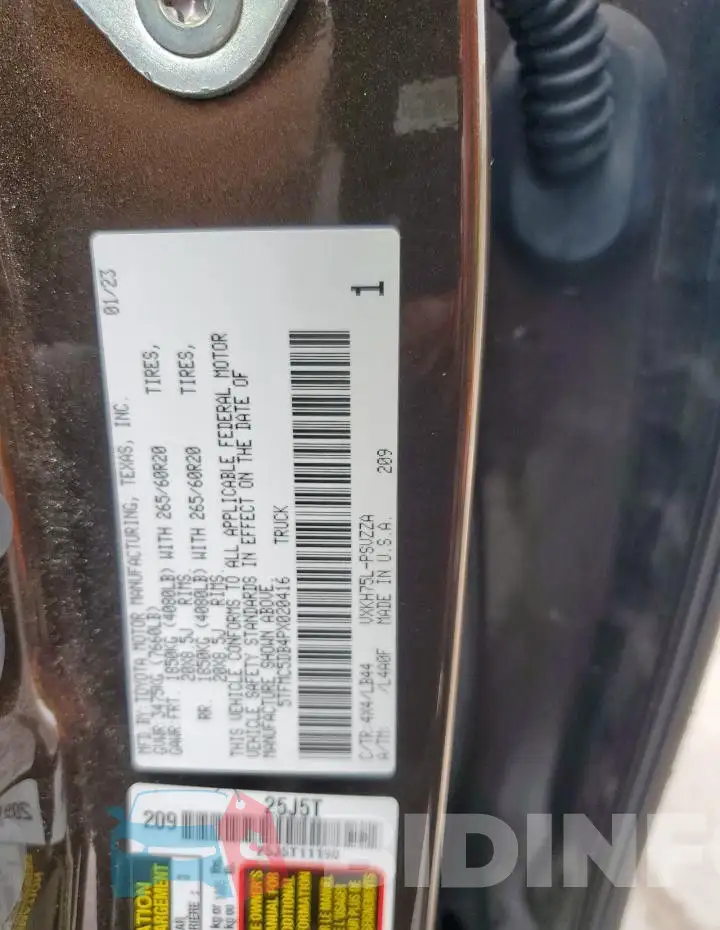 5TFMC5DB4PX020416 Photo# 12