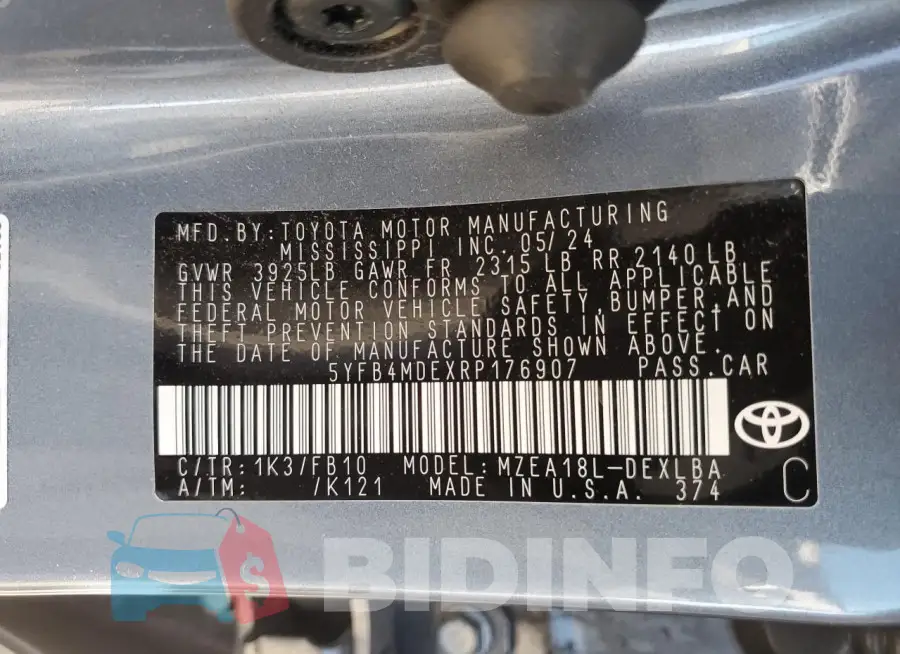 5YFB4MDEXRP176907 Photo# 12