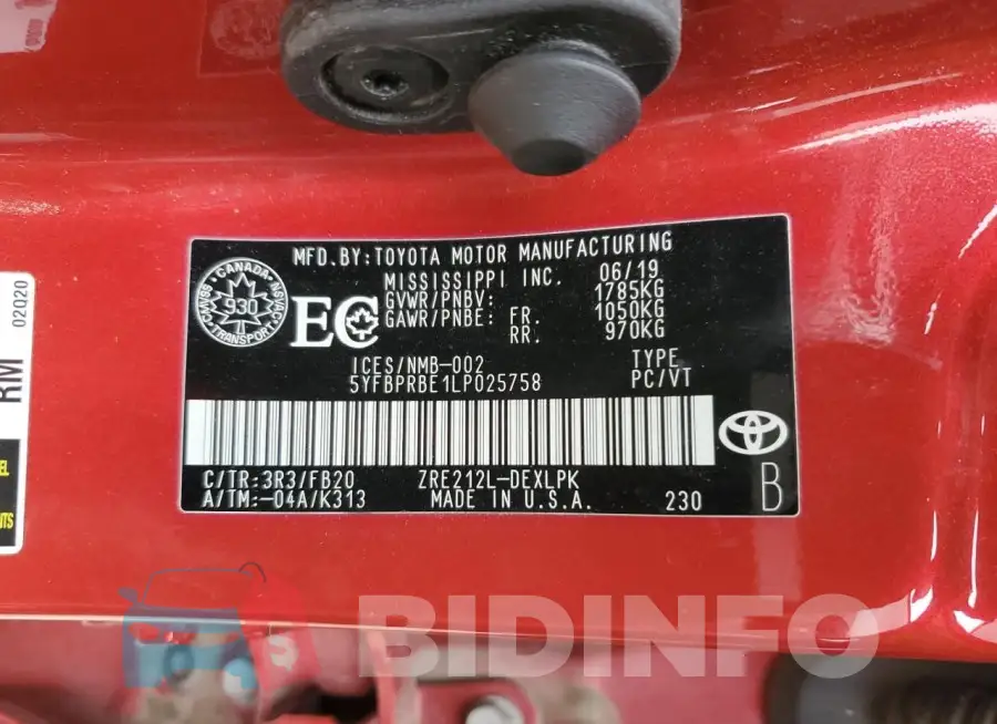 5YFBPRBE1LP025758 Photo# 12