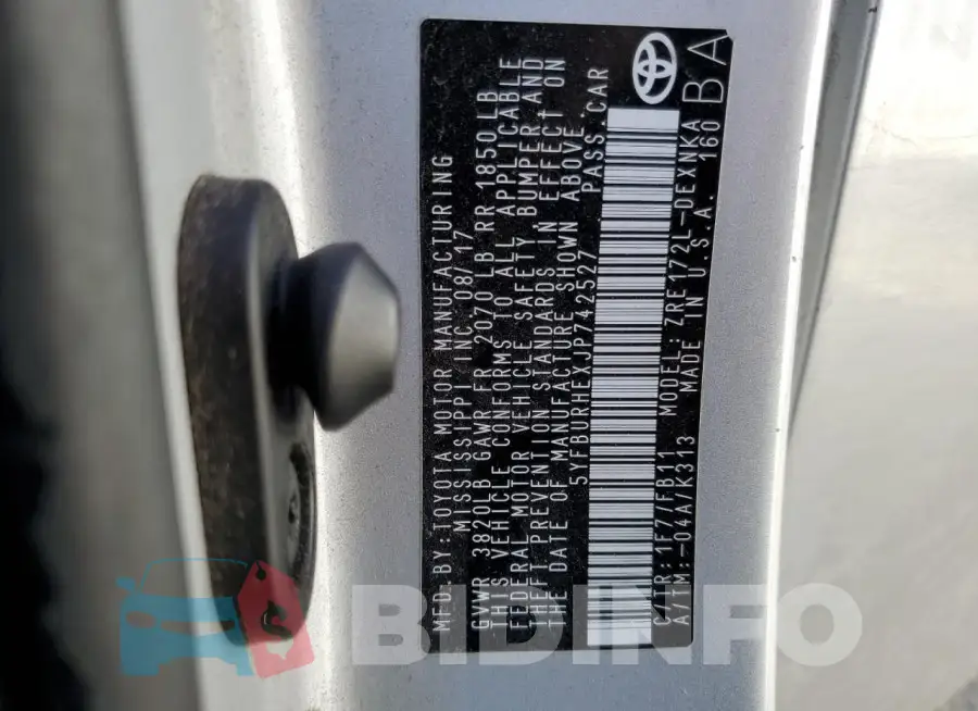 5YFBURHEXJP742527 Photo# 12